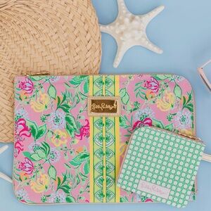 NWT Lilly Pulitzer Tech Pouch Set